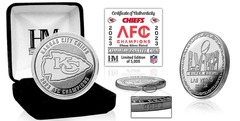 Kansas City Chiefs 2023 AFC Champions Silver Coin